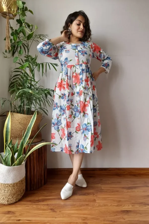 Cotton 1 Piece Dress