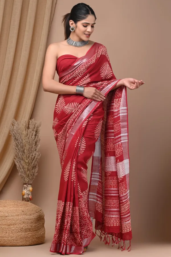 Linen saree collection