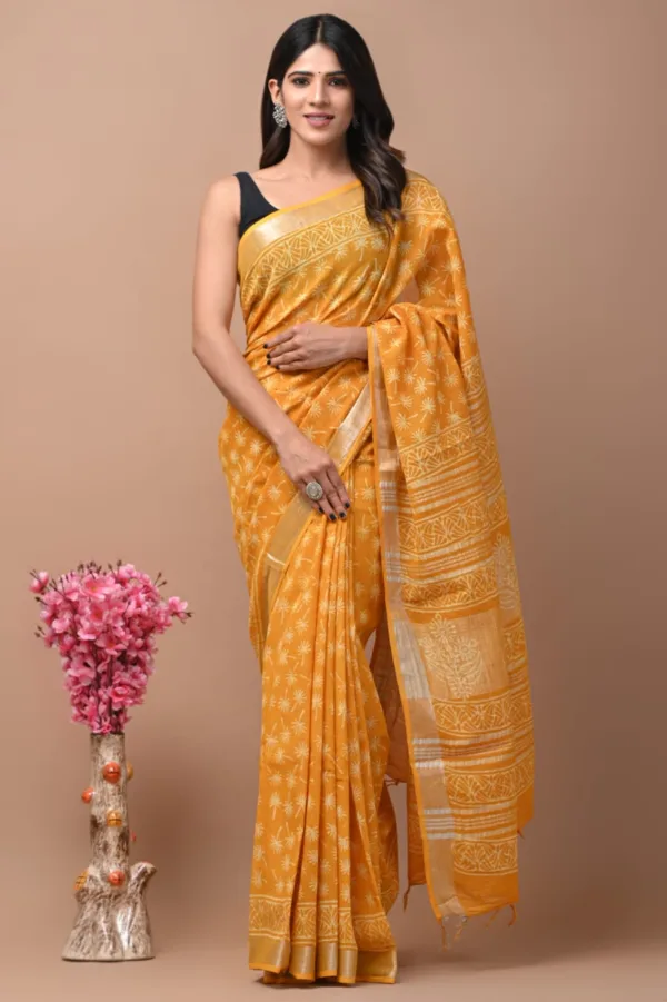 Linen sarees for wedding
