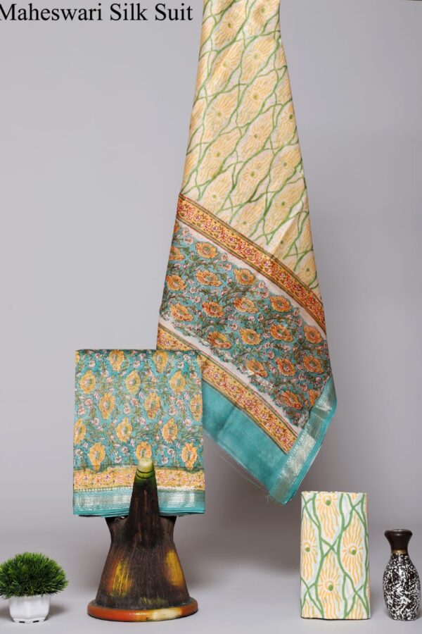 Maheshwari Silk Dress