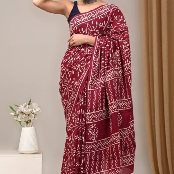 Dabu Print Saree