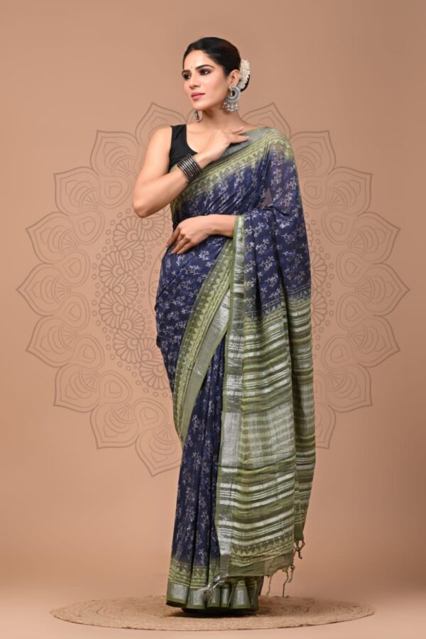 Linen Cotton Sarees