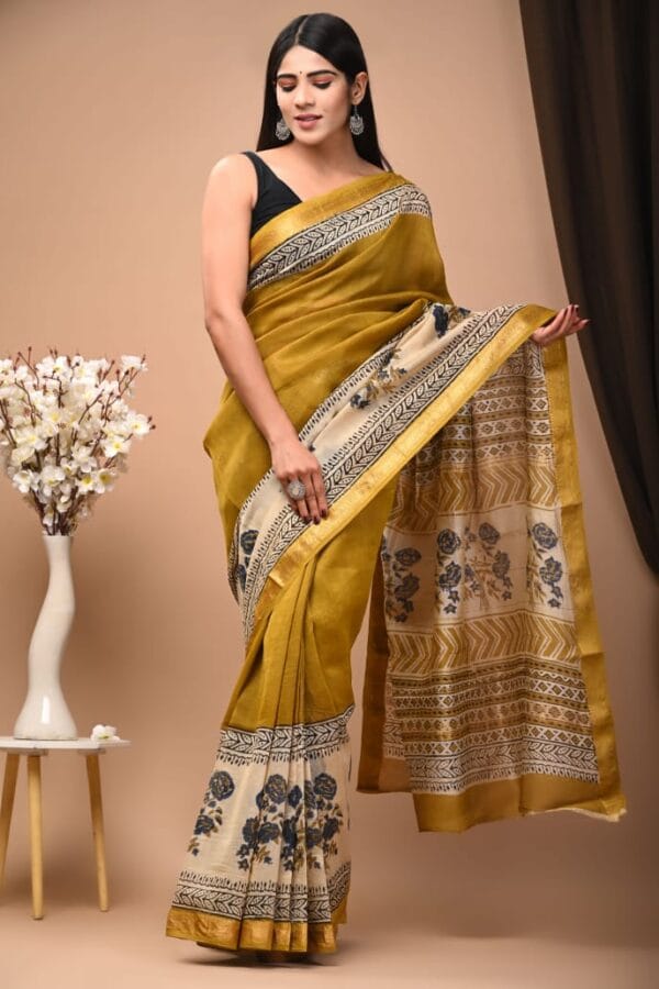 Handloom Maheshwari Saree