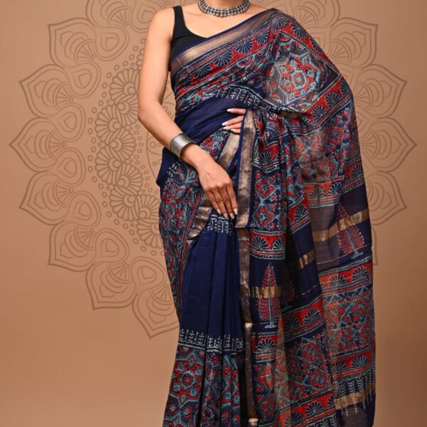 Maheshwari Handloom Silk Sarees