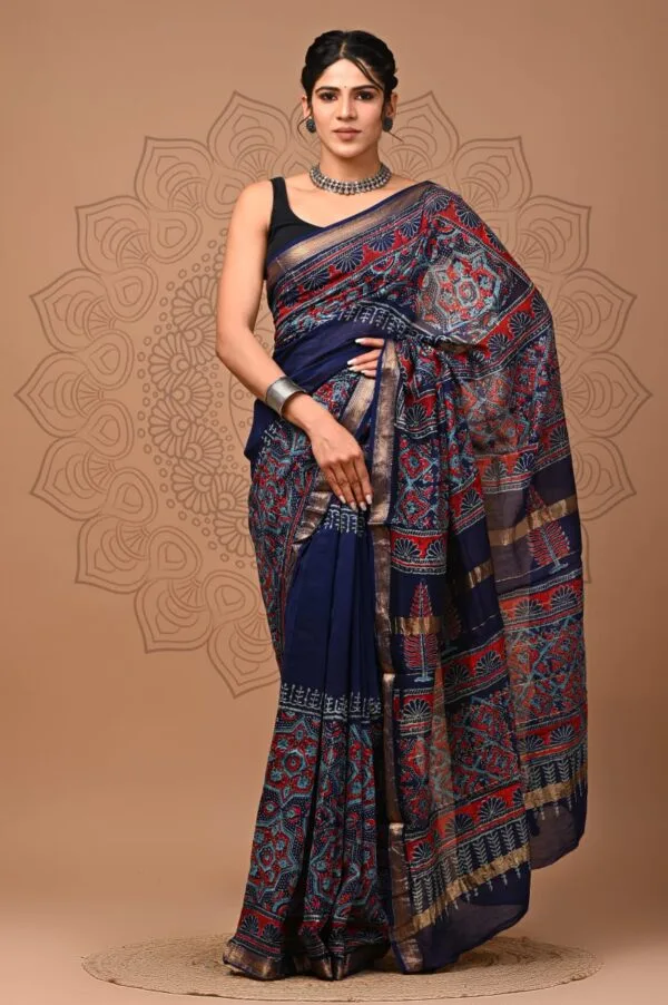 Maheshwari Handloom Silk Sarees