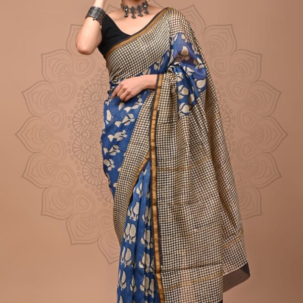 Pure Chanderi Silk Saree