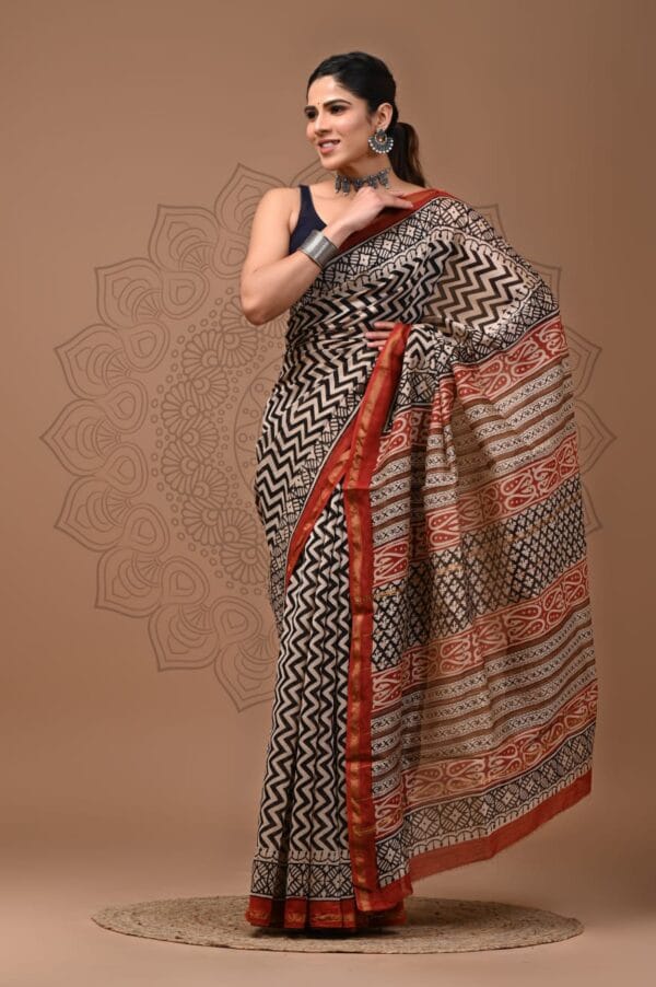 Chanderi Cotton Saree