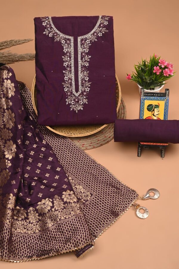 Gota Patti Lace Design Suit