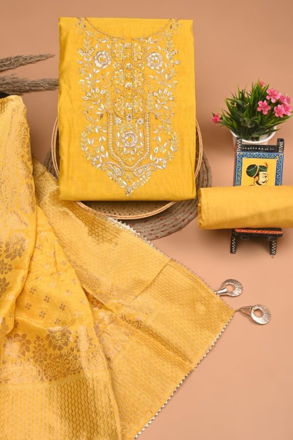 Yellow Gota Patti Suit