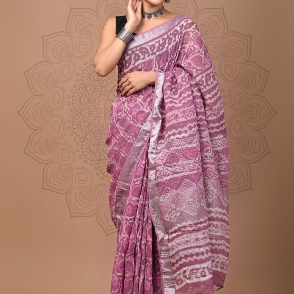 100 Pure Linen Sarees