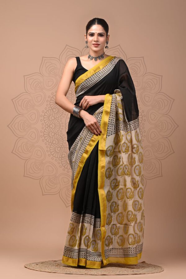Sandrift Maheshwari Silk Saree