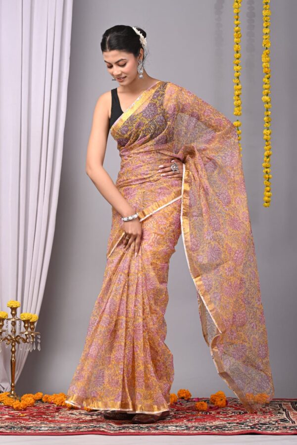 Burning Sand Kota Doria Saree