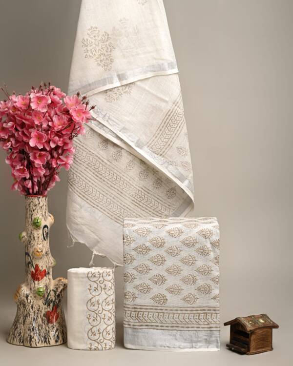 White Rock Linen cotton suit