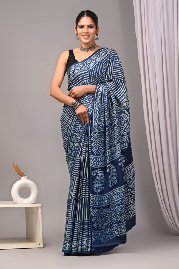Blue Jay Modal Silk Saree