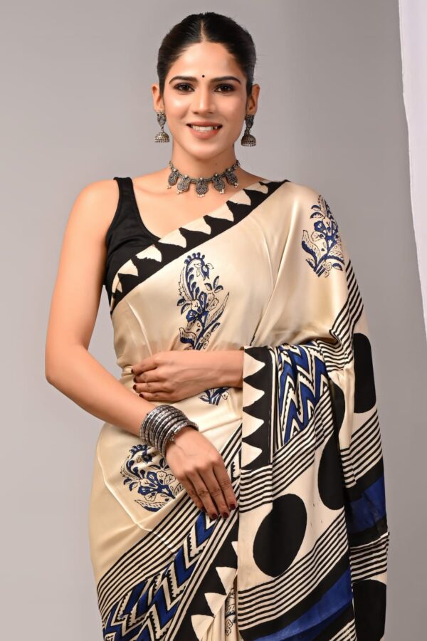 Desert Sand Modal Silk Saree