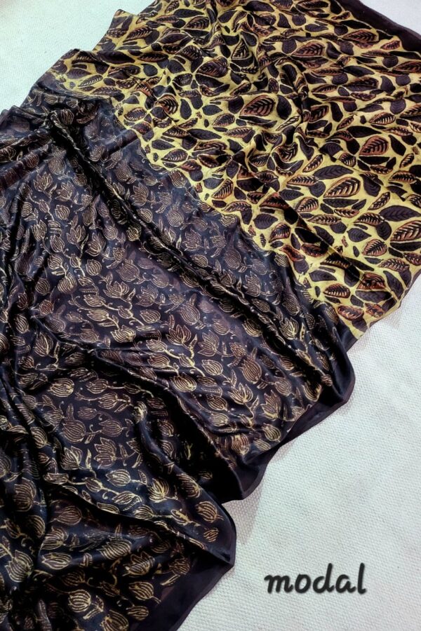 Gun Powder Modal Silk Saree