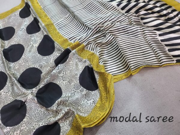 Quill Grey Modal Silk Saree