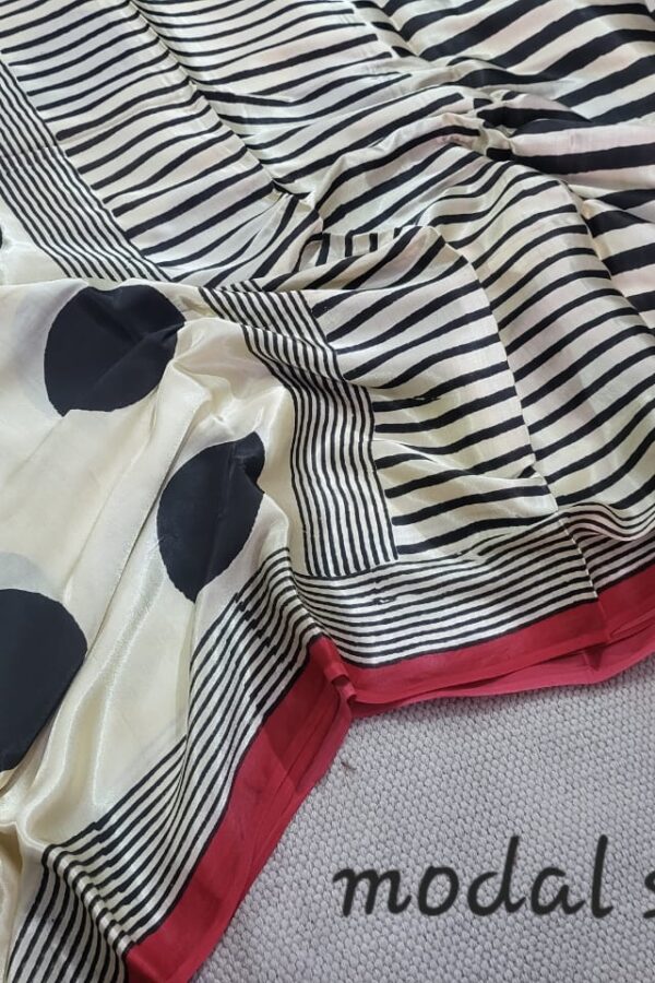 Grey Nickel Modal Silk Saree