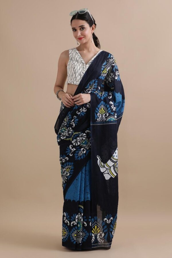 Cinder Mul Mul Cotton Sarees