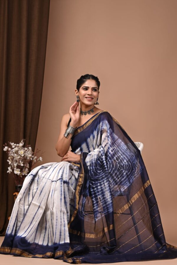 Tuna Maheshwari Silk Saree