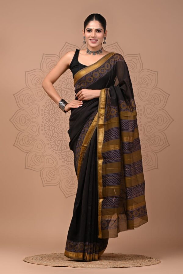 Eclipse Maheshwari Silk Saree