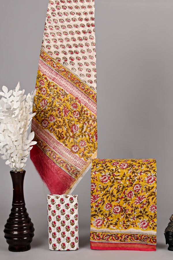 Budha Gold Chanderi Silk Suit