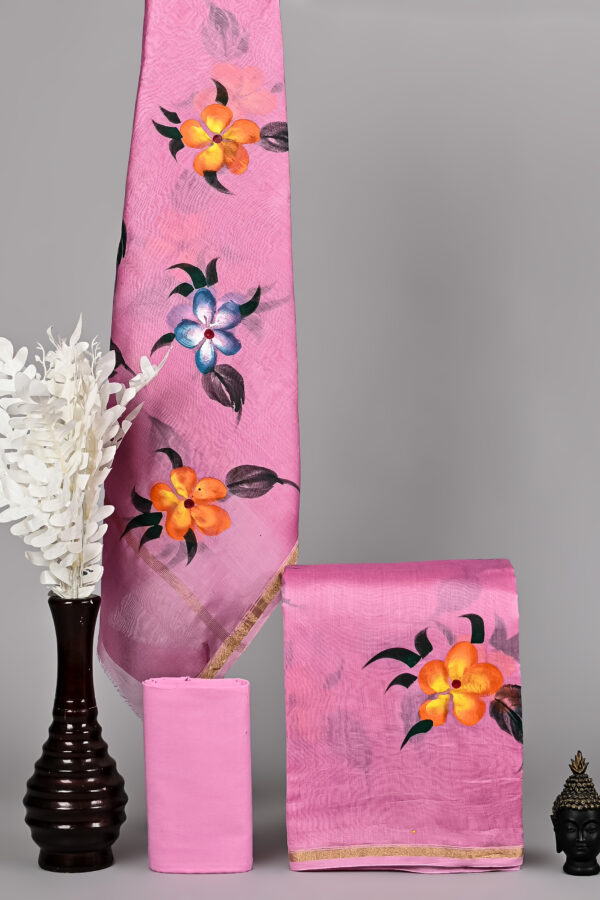 Pink Pearl Chanderi Silk Suit