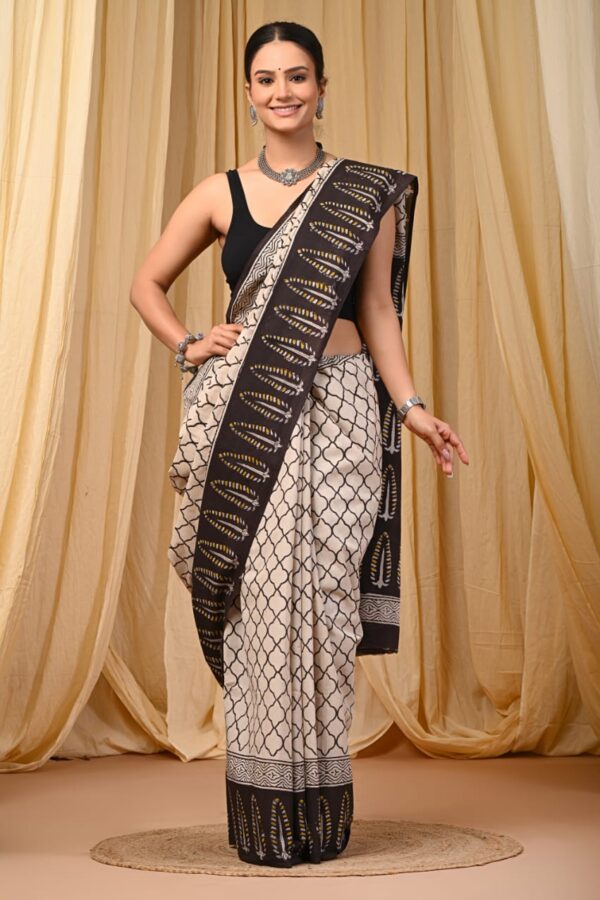 Birch Cotton Saree