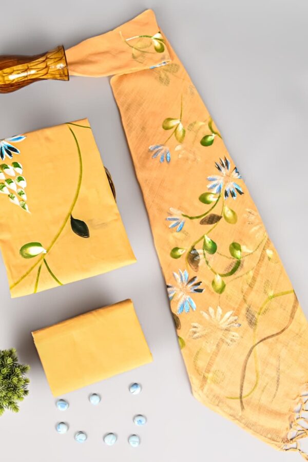 Traditional Indian Hand Block Cotton Suit Set