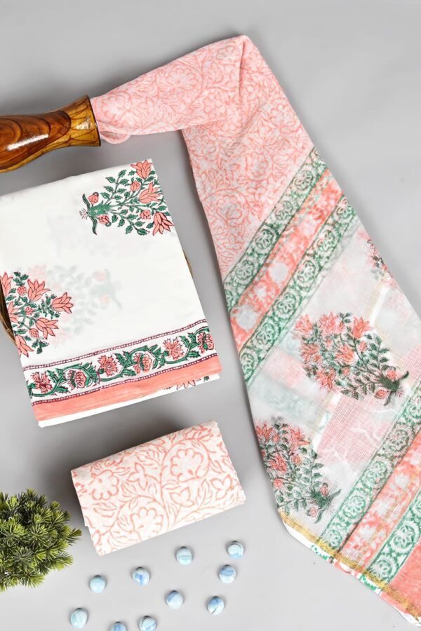 Timeless Hand Block Printed Cotton Suit Set