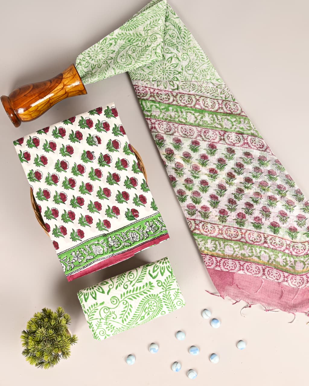 Handmade Ethnic Cotton Suit Set