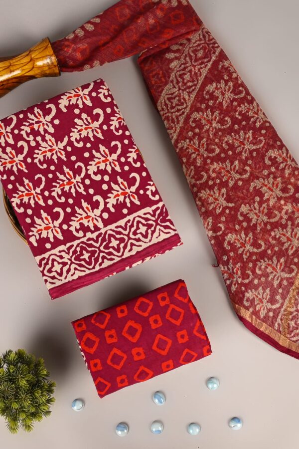 Indian Artisan Hand Block Cotton Suit