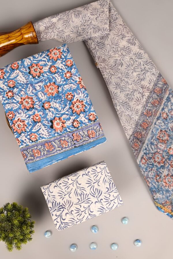 Handcrafted Cotton Cambric Suit Material