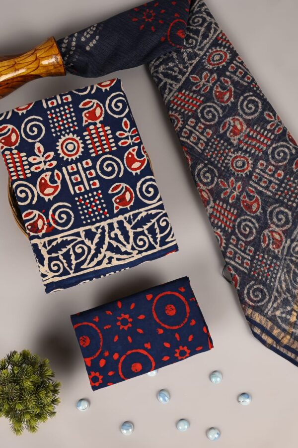 Sustainable Indian Cotton Hand Block Suit