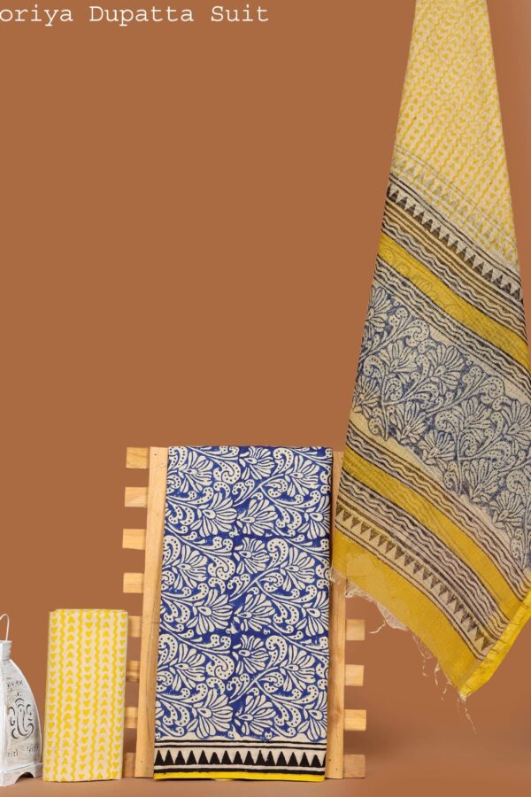 Ethnic Cotton Hand Block Printed Suit