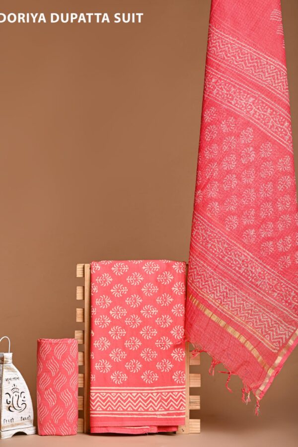 Sustainable Fashion Cotton Hand Block Suit