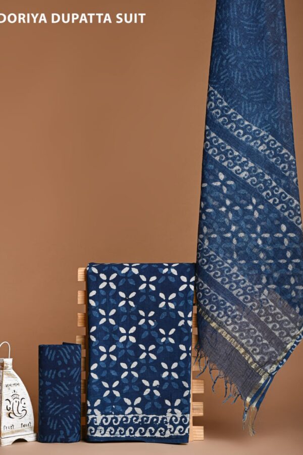 Heritage Inspired Hand Block Cotton Suit