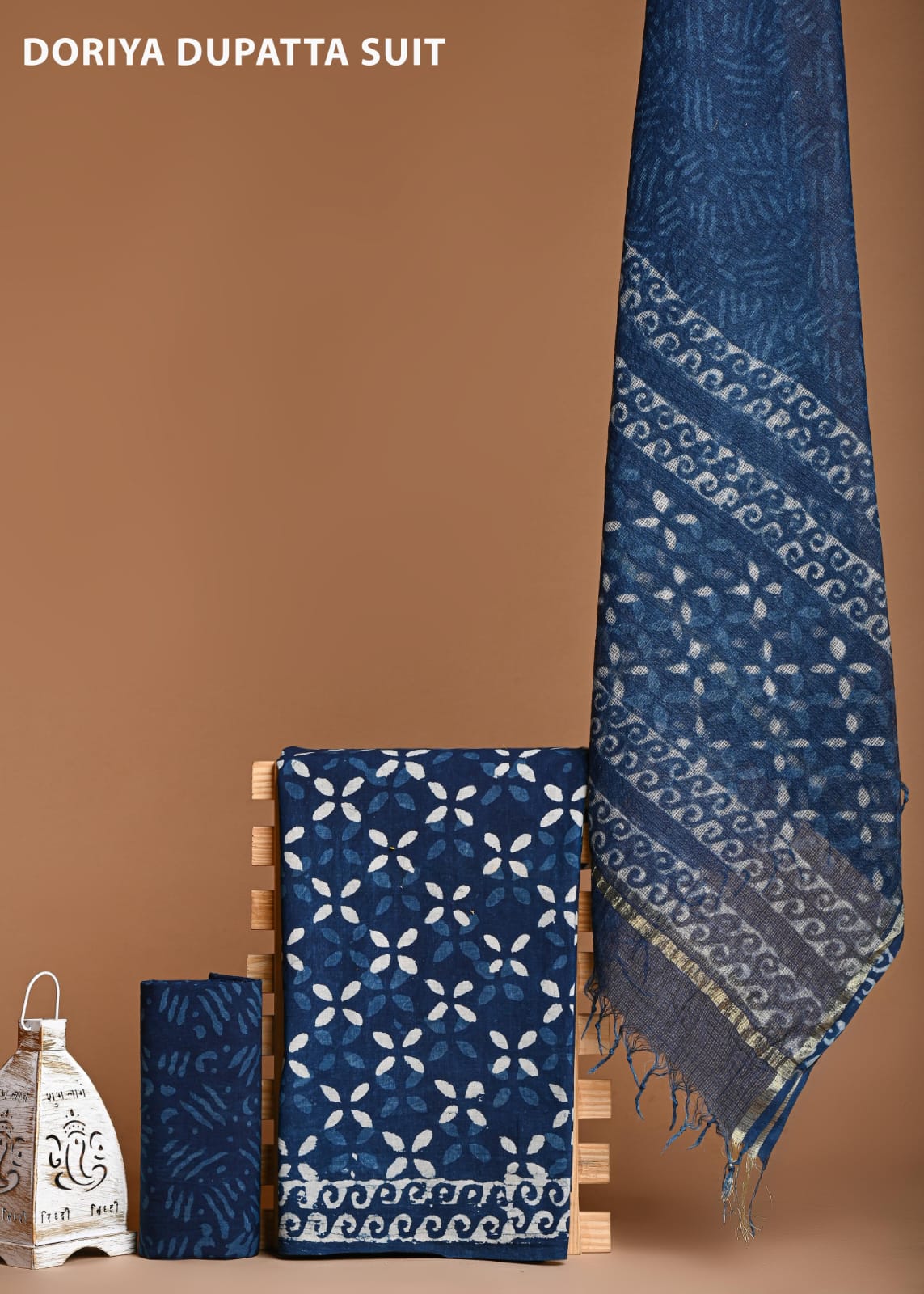 Heritage Inspired Hand Block Cotton Suit