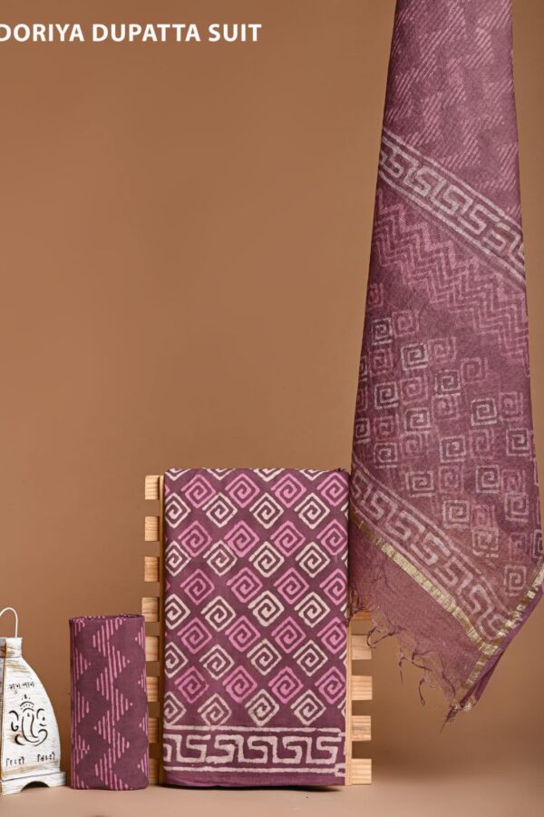 Handcrafted Indian Cotton Suit Material