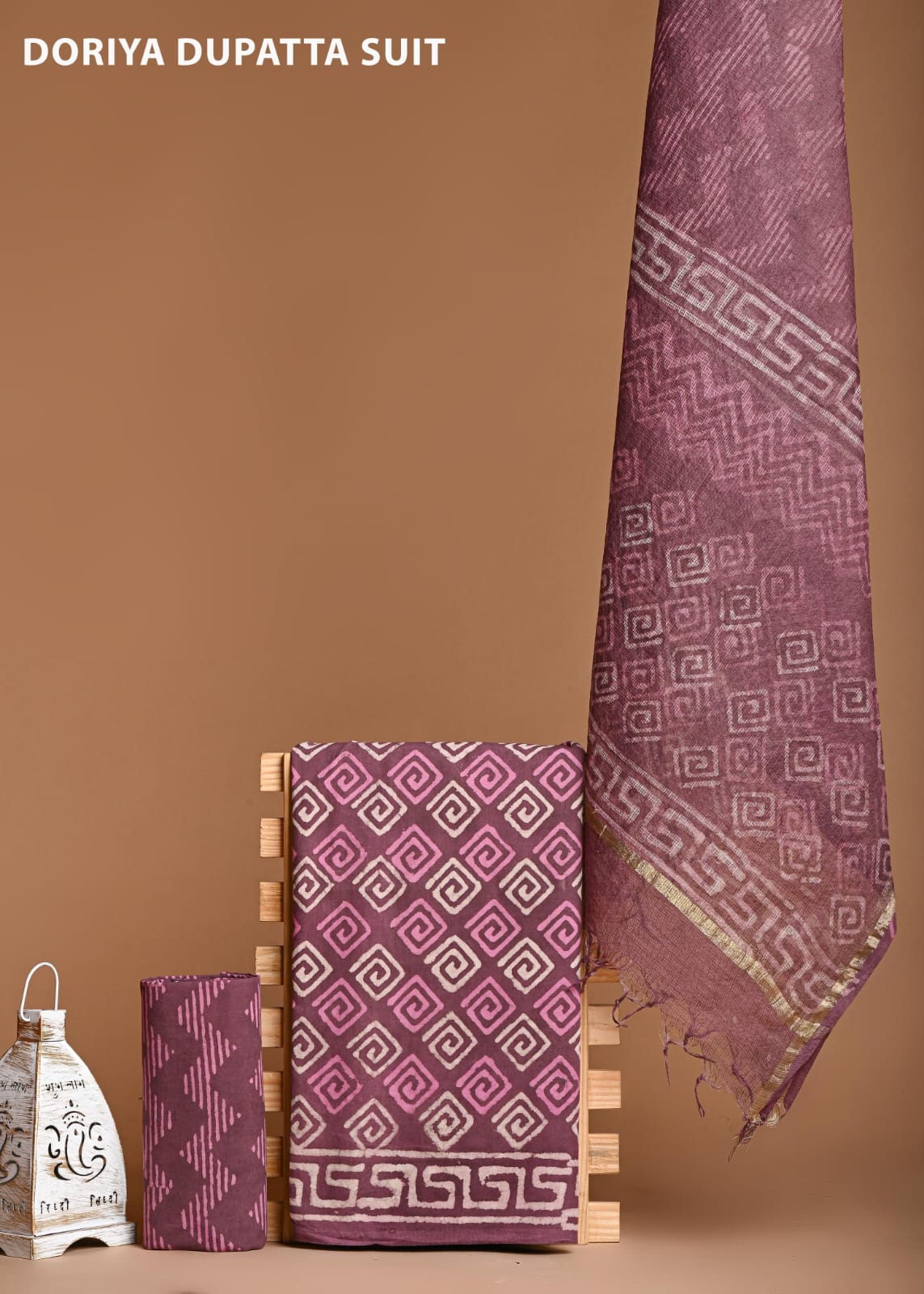 Handcrafted Indian Cotton Suit Material