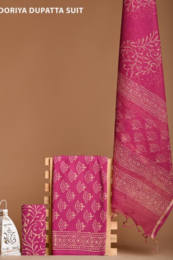 Authentic Traditional Hand Block Cotton Suit