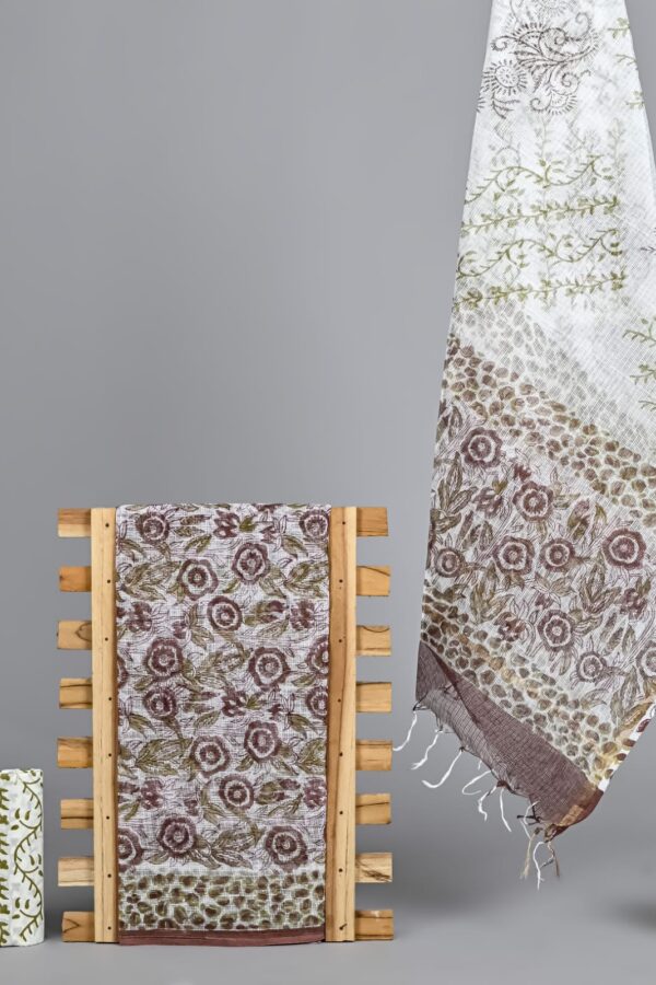 Premium Bagru Hand Block Printed Kota Doria Suit