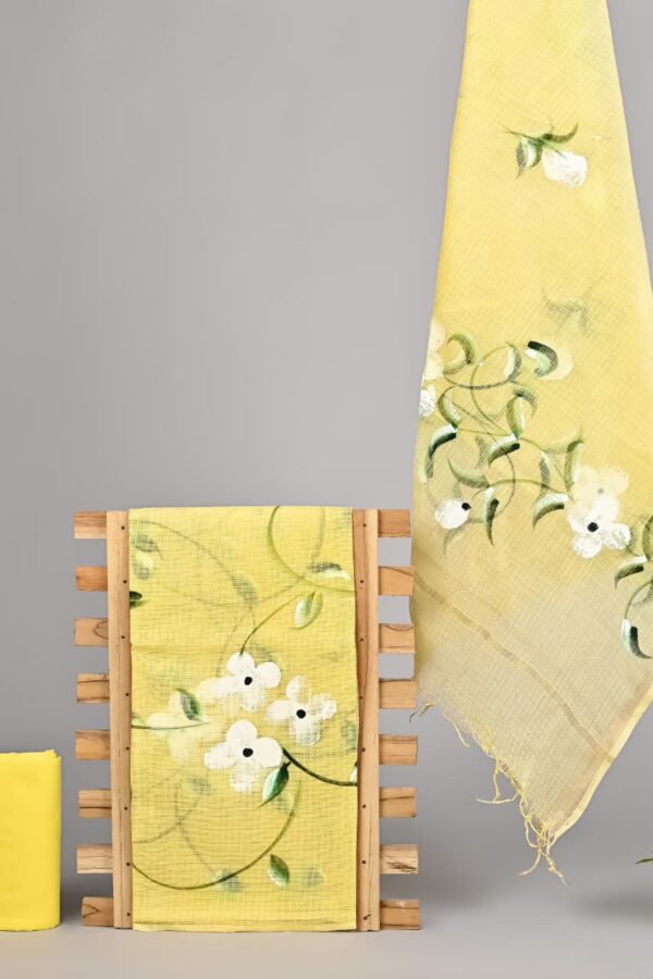 Ethnic Bagru Hand Block Printed Kota Doria Suit