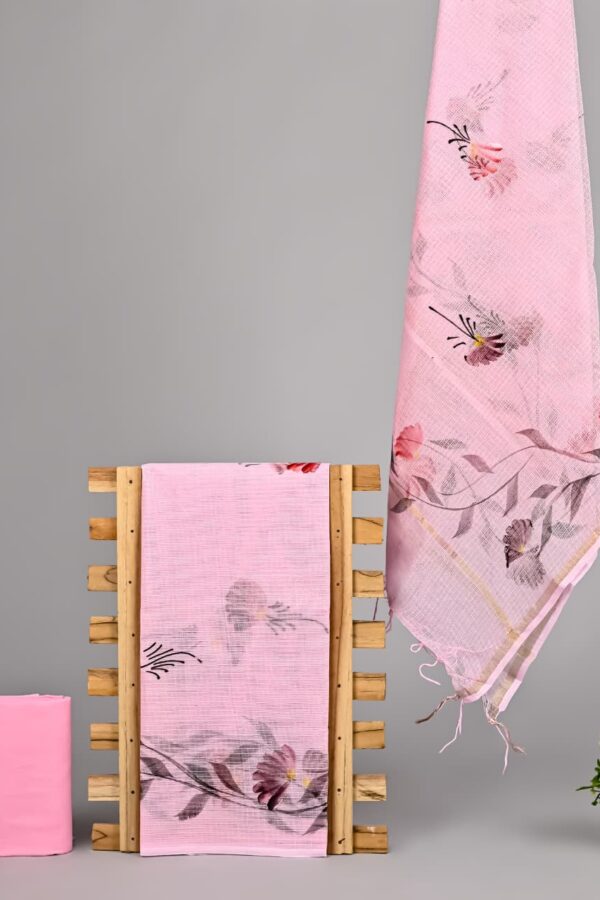 Heritage Craft Bagru Print Kota Doria Suit Set