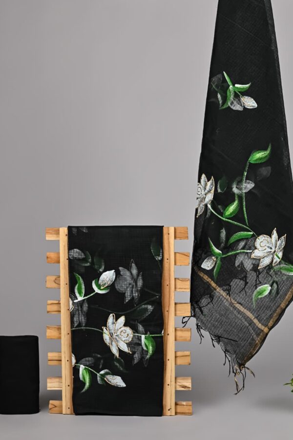 Classic Ethnic Bagru Print Kota Doria Suit