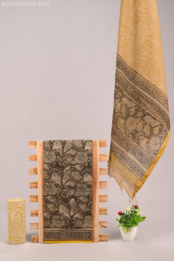 Cultural Bagru Print Kota Doria Suit Set
