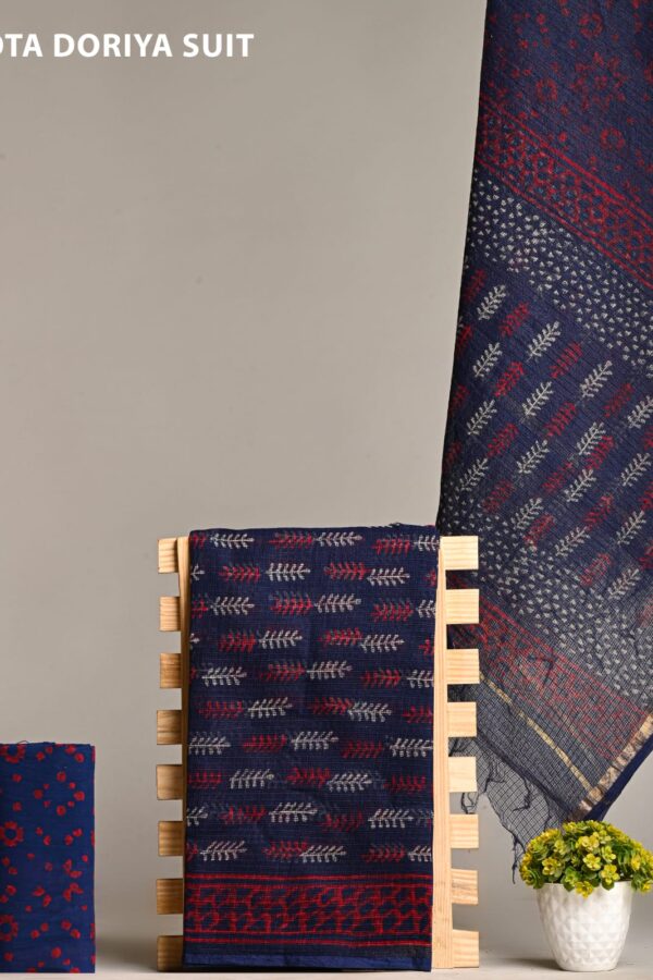 Artisan Heritage Bagru Kota Doria Suit