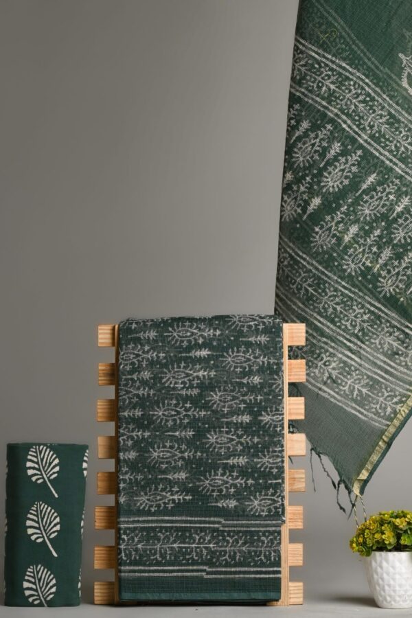 Authentic Craft Bagru Kota Doria Suit Set