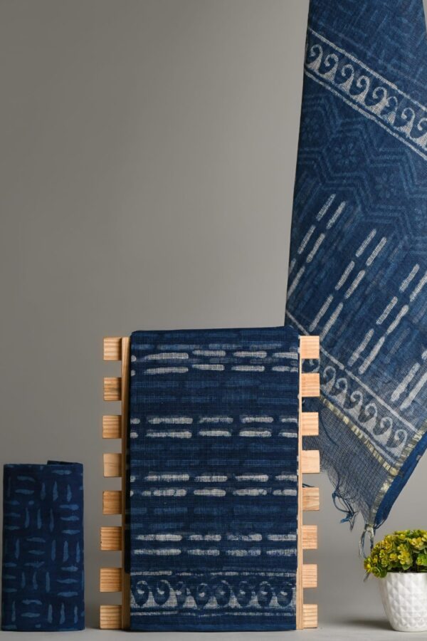 Traditional Handmade Bagru Kota Doria Suit