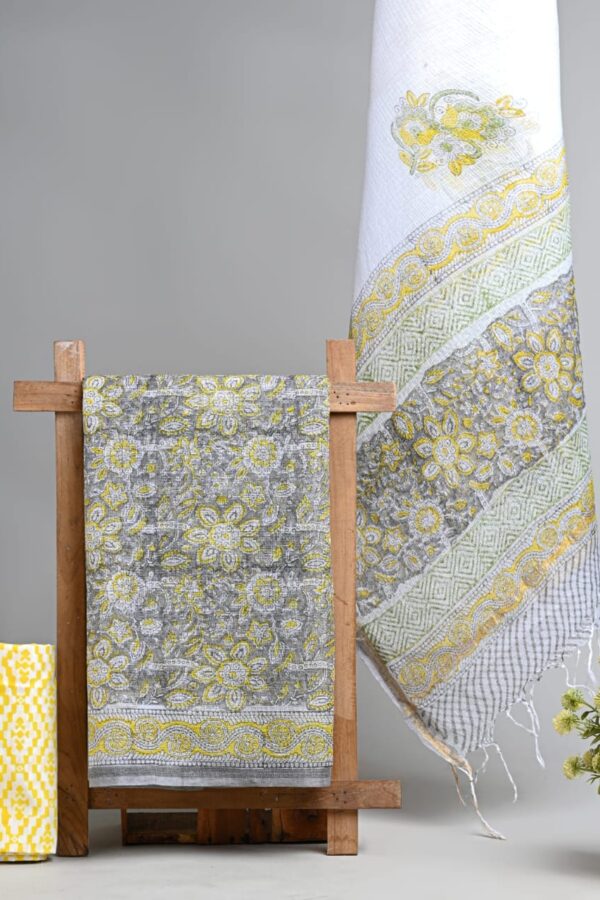 Artisan Heritage Hand Block Printed Suit